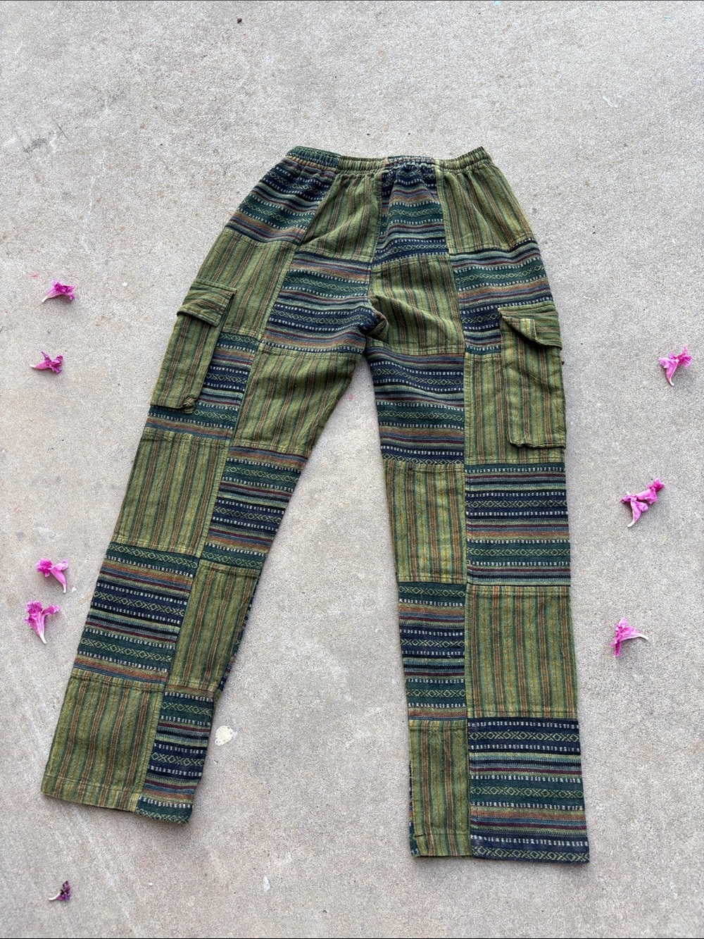 Earthbound patchwork pants! Small - Picture 6 of 7